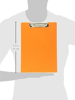 Amazon | ナカバヤシ クリップボード A4 E型 バインダー オレンジ QB