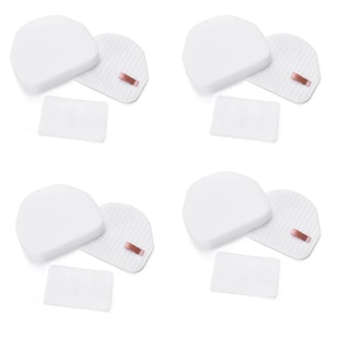 Replacement Filter Kit Compatible with Shark Vacuum XFF450 Rotator PowerLight Professional NV450 NV480 Bagless Upright Compatible (4 felt & 4 foam)