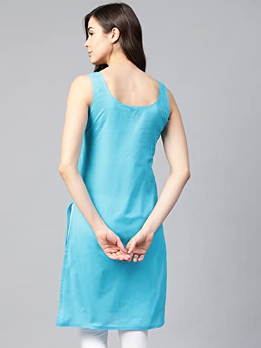 Image of Ada Womens Terivoile Cotton Suit Full Slip /Camisole (Pack of 2) A301831