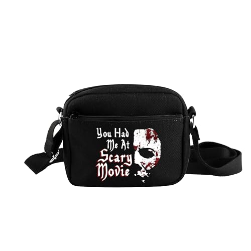 TOBGBE Horror Michael Gifts You Had Me At Scary Movie Crossbody Bag Horror Movie Merchandise Michael Killer Shoulder Pouch