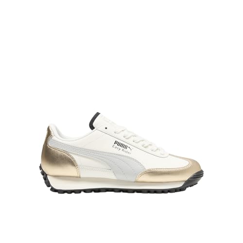 PUMA - - Junioren Easy Rider Mixed Metals Schuhe, Kolorit Warm White/Gold/Glacial Gray/Bla, GröÃŸe: 36 EU