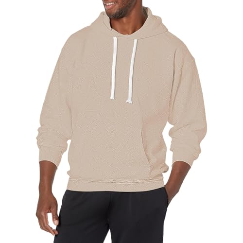 Ymosrh Men's Hoodies, Long Sleeve Lace Up Casual Athletic Workout Hooded Sweatshirts Pullover, M-4XL2