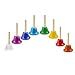 ENNBOM Hand Bell Shake 8 Notes Diatonic Metal Hand Bell Kit Rhythm