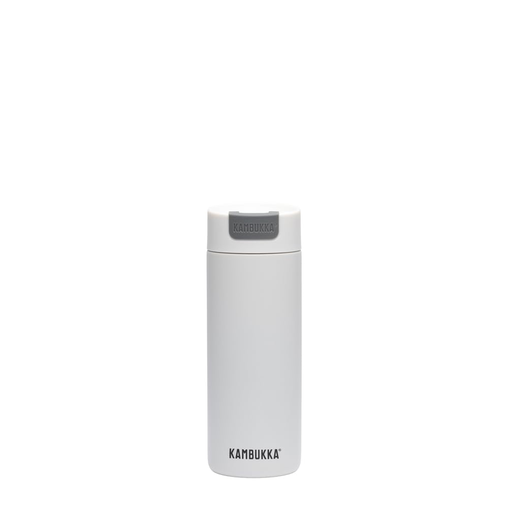 Kambukka Olympus Travel Mug in Stainless Steel - Thermal Insulated Coffee Mug, Hot & Cold Drinks, Leak-Proof, Non-Slip Base & Snapclean Technology
