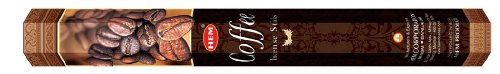 Coffee - 20 Stick Hex Tube - HEM Incense