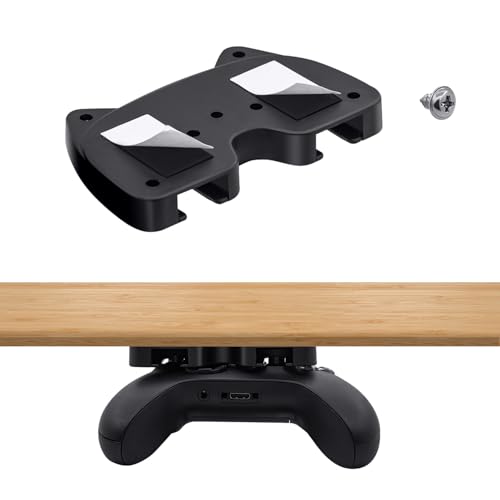 Tolesum Xbox Controller Untertisch Holder Halterung für Xbox ONE, Xbox Series X & S, Xbox 360, Game Controller Under Desk Mount Horizontaler Ständer Tisch Halter für Tisch Aufbewahrung mit Klebeband