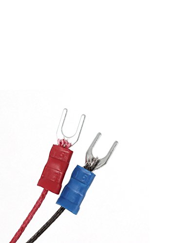 sourcing map 2M Kabel Tempratur Sensor Erde Gabel Thermoelement Sonde K Typ 150mm x 1mm de