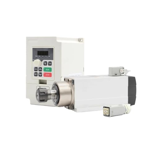 KACOME 2.2kw ER25 220V/380V air-Cooled Spindle kit 4 Ceramic Bearings 0.01mm Accuracy 1-16mm collets(Ceramic Ball Bearing)