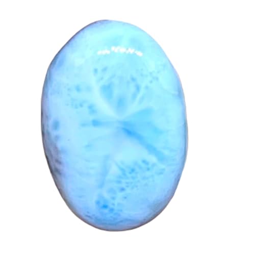 Larimar cabochon ovale 25x17x6mm pierre gemme sans trou pour sertissage