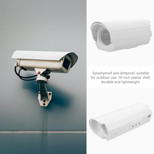 Boîtier caméra extérieur 10 pouces résistant aux intempéries Alipis blanc - 4