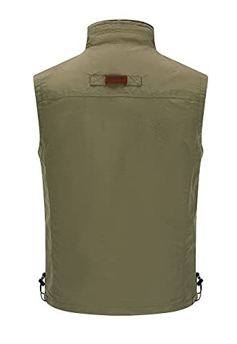 Image of Hbufnha Mens Lightweight Vest Work Travel Safari Sport Jacket Padded Puffer Vest