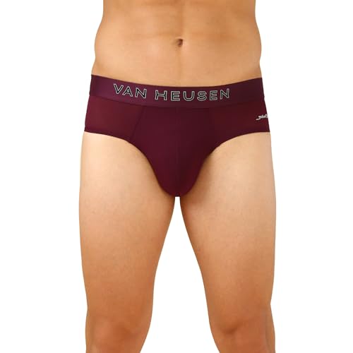 Image of Van Heusen Men's Brief Pack of 1 | Air Series | Lightest Underwear | Mesh Fabric | Breathable Active Brief | Moisture-Wicking & Sweat Absorbent | No Ride-Up Fit | Gym, Sports & Activewear Underwear | Style 40047