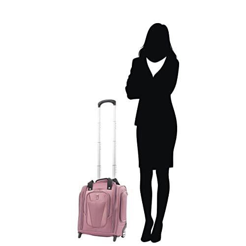 Image of Travelpro Maxlite 5 | Rolling Underseat Bag, Dusty Rose Pink, 15-Inch, Maxlite 5 Rolling Underseat Compact Carry-on Bag