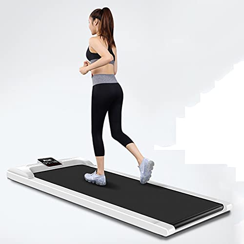 Image of Electric Walking Machine Ultra-Flat Under Desk Treadmill with LED Display Remote Control Adjustable Speed Jogging for Home /Office 100kg Max Weight