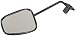 Sunlite Deluxe Mirror, 11.5", Black