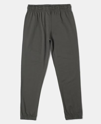 Image of Jockey AB10 Boys Super Combed Cotton Rich Graphic Printed Joggers with Elasticated Hem