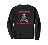 Photo Gallery scheletro yoga goth rosso e nero halloween meditazione felpa Photo Gallery scheletro yoga goth rosso e nero halloween meditazione felpa