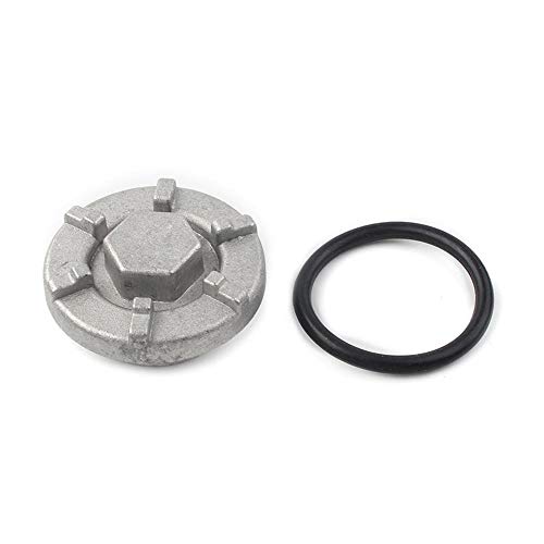 Three T Bouchon de vidange d'huile avec joint torique pour moto Warrior 350 Raptor 350 Wolverine 350 Big Bear 350 Cover