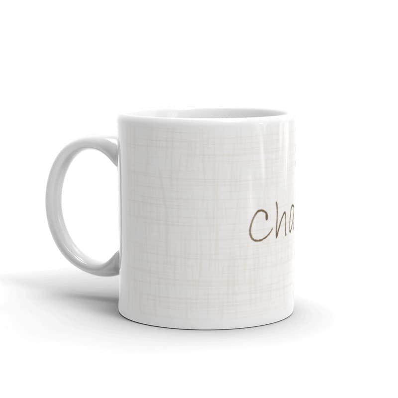 RISH Coffee Tea Mug Ceramic 350 ml | Chaya Name Design Printed Cups
