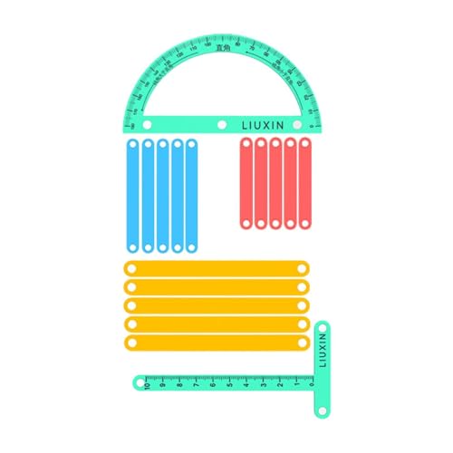 FccsiKoa 磁気幾何学デモンストレーター多目的分度器定規