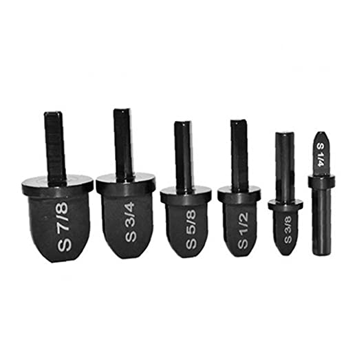 Kupferschlauch Abtastrohre Foret Bit Set Set Expander Fahnengeräte Werkzeuge Spin Spin Set Set Schwarz 6pcs Hand Werkzeuge Cover