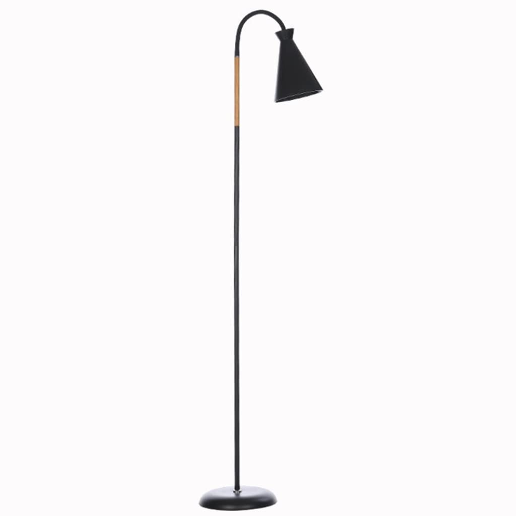 Lampe de sol pour salon au style rétro et chaleureux en métal