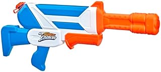 Nerf Super Soaker Twister Water Blaster, 2 Twisting Streams of Water, Pump to Fire, Outdoor Water-Blasting Fun, Multicolor (F3884)