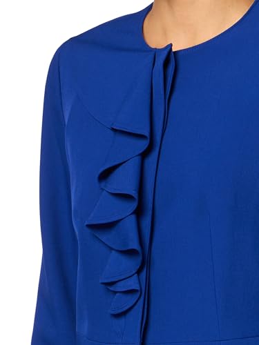 Women's Ruffle Front Blazer & Skirt, 2pc Set3