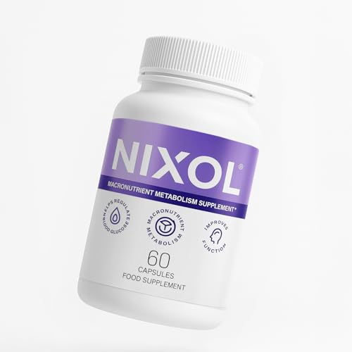 Nixol Weight Management Support Capsules - Apple Cider Vinegar Magnesium Zinc Ginger Root Natural Ingredients 60 Vegan Capsules Manufactured in The UK Slim Warriors.