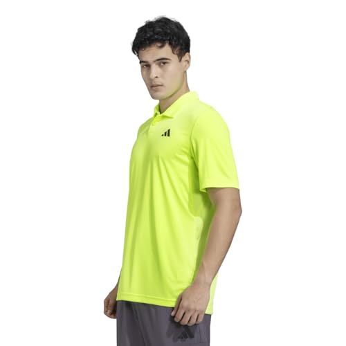 Image of adidas Men's Polyester Geometric Regular Fit Polo Shirt