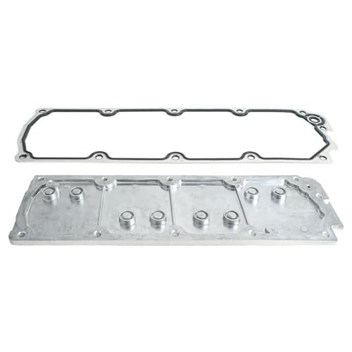 Image of 12598832 Engine Valley Cover Plate Gasket with Bolts Compatible with Gen 4 LS Non AFM /DOD Compatible with GM 2007-2013 LS2 LS3 LS7 Compatible with Chevy 4.8L 5.3L 6.0L 6.2