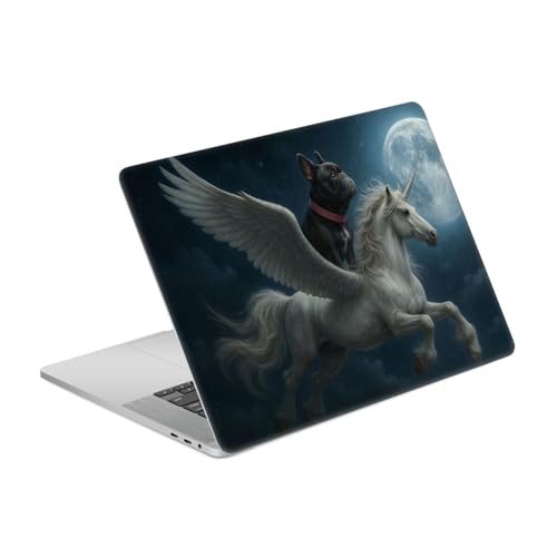 Autocollant MacBook Pro 16 A2141 protection vinyle skin ordinateur motif Bulldog français