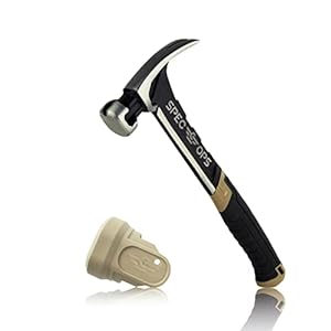 Spec Ops Tools Nailing Hammer, 20 oz, Rip Claw, Smooth Face, Shock-Absorbing Grip, 3% Donated to Veterans