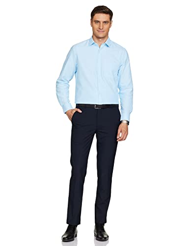 Image of Max Men Cotton Solid Slim Fit Oxford Shirt