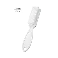 Vista 2 de Cepillo de uñas con agarre de mango, cepillo limpiador de uñas de mano, herramientas de manicura, cepillos de limpieza para dedos de los pies y uñas