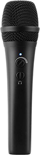 Microphone iOS et Mac iRig Mic HD 2 avec sortie casque et contrôle de gain direct