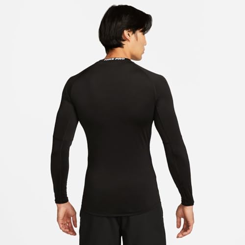 Nike FB7919-010 M NP DF Tight Top LS Sweatshirt Hombre Black/White Tamaño 2XL