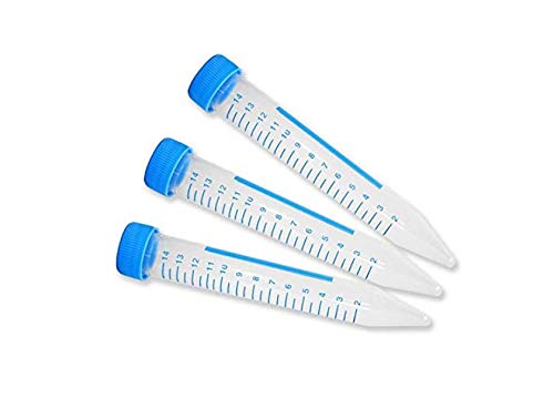 Case of 500 Polypropylene Centrifuge Tubes 15ml