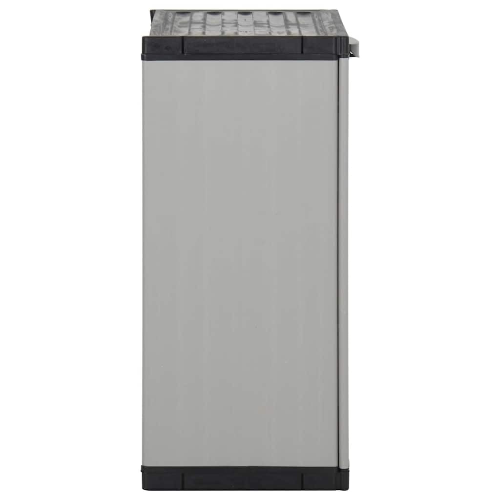 Armario para jardín (68 x 40 x 85 cm, polipropileno, resistente para uso exterior, balcón o terraza