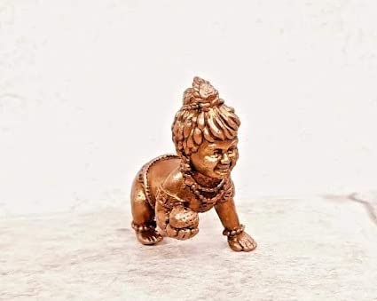 Image of Bala Krishna Copper Murti | Idol - 1.3 Inch | 37 g