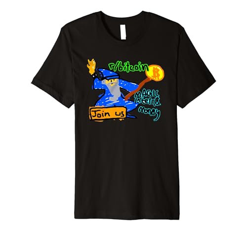 Premium Bitcoin Join Us Internet Money Magic Cash Funny Meme