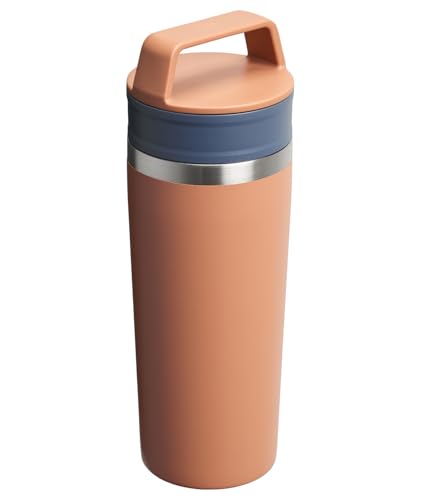Image of STANLEY Cafe To Go Travel Mug 16 oz | Leakproof Two-Part Drink Through Lid | Tumbler Cup for Coffee, Tea and Drinks | Insulated Stainless Steel Coffee Mug | BPA-Free | Toast