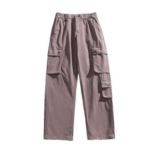 Men's Functional Workwear Long Pants - Ice Silk Loose-Fit Sports Casual