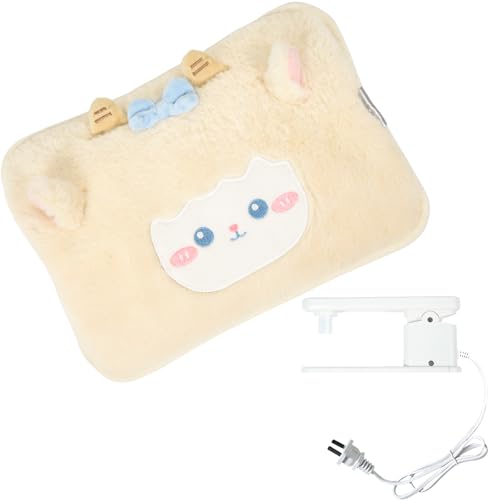 WITERY Electric Hot Water Bag with Cover- Rechargeable Heating Pad Hot Water Bottle for Pain Relief Cramps & Sore Muscles, Hot Compress Bag Hand Warmer for Outdoor/Indoor (Filled with Water)