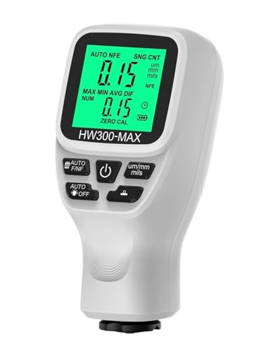 Medidor de espesor para pintura automotriz HW300MAXWhite miniatura 1