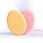 Oval Puff 2 Packs Skin Tone and Pink Make-up Egg Air Cushion Puff Beauty Egg Foundation Sponge Professional Makeup Sponge Wet and Dry - Image 4
