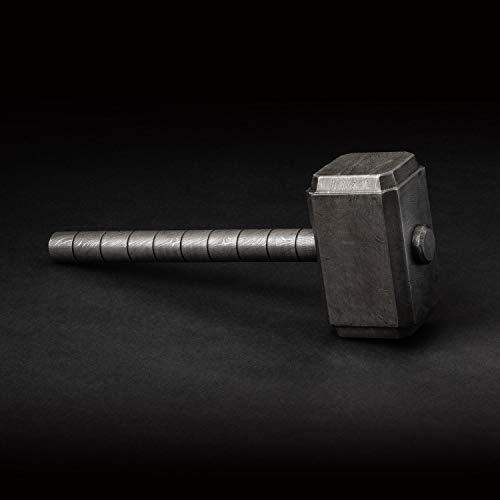 Forseti Steel Thor's Hammer - Mjölnir - Solid Damascus Steel
