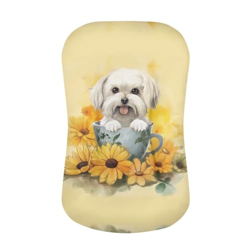 Kathyboom Cup Dog Baby Lounger Cover for Newborn Baby Boys and Girls Comfortable Baby Nest Pillow Cover for Infant Baby Boys and Girls