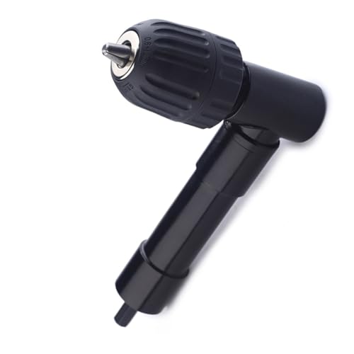 Adaptateur perceuse angle droit 90 degrés sans fil mandrin robuste noir