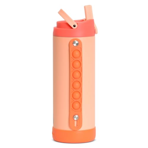 Elemental Iconic 14oz Kids Insulated Water Bottle w/Straw & Pop-It Handle